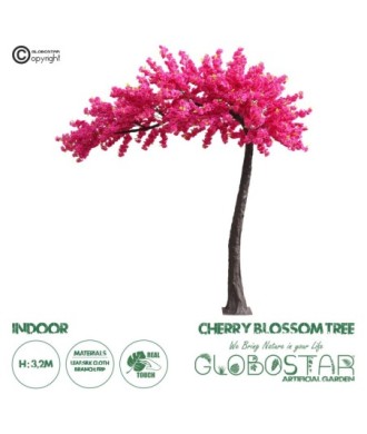 GloboStar® Artificial Garden CHERRY BLOSSOM TREE 20185 Τεχνητό Διακοσμητικό Δέντρο Βουκαμβίλια Άνθος Κερασιάς Υ320cm